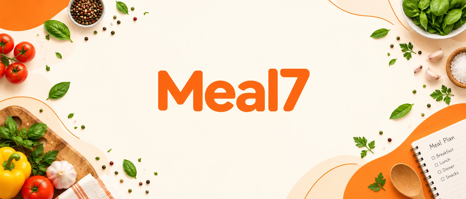 Meal7: Save Recipes & Menu product page header